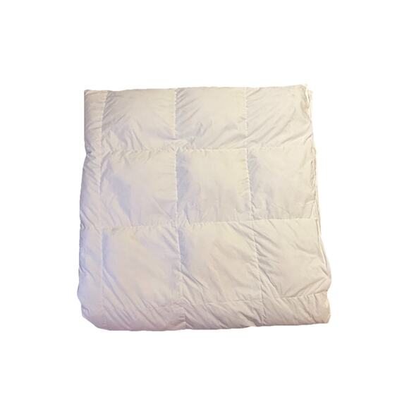 Puredown Full/Queen Down Comforter Chambered White Luxury Bedding 75 Down Light - Picture 2 of 4